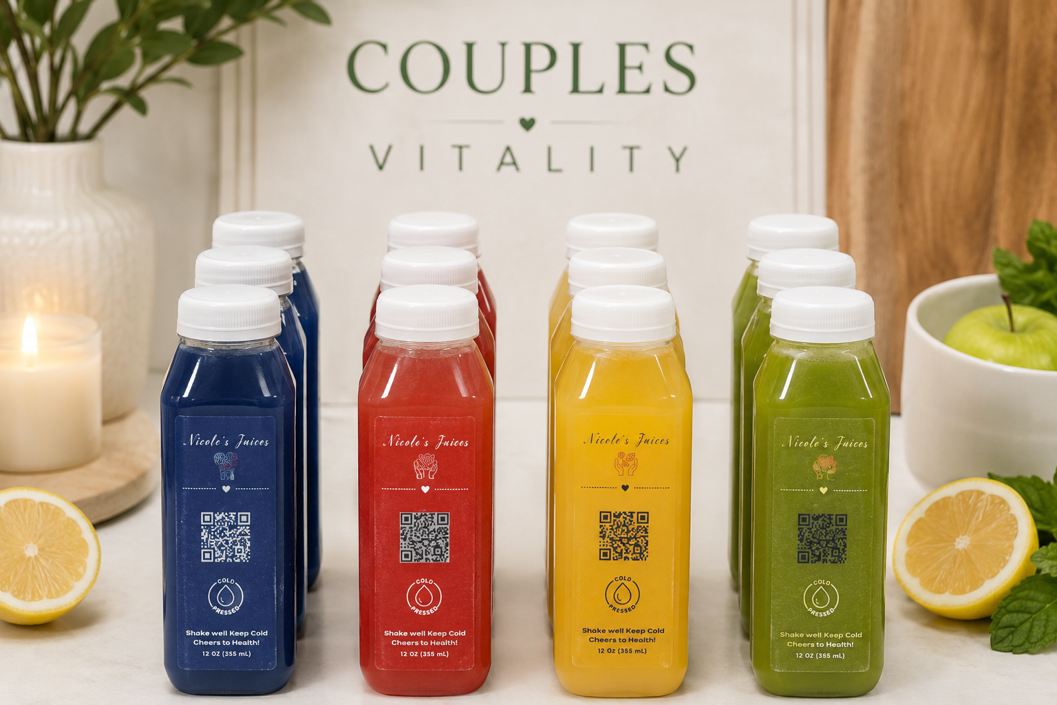 2.2 The Couples Vitality Collection - 12 Bottles